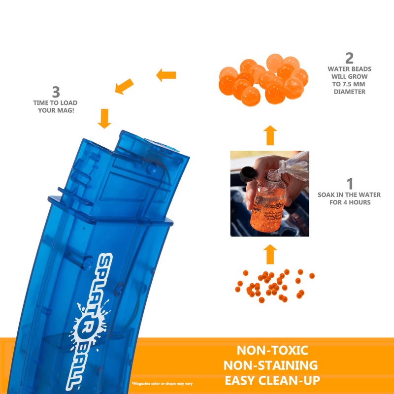 Splatrball Srb400Sub Gel Ball Water Bead Blaster Gun Kit