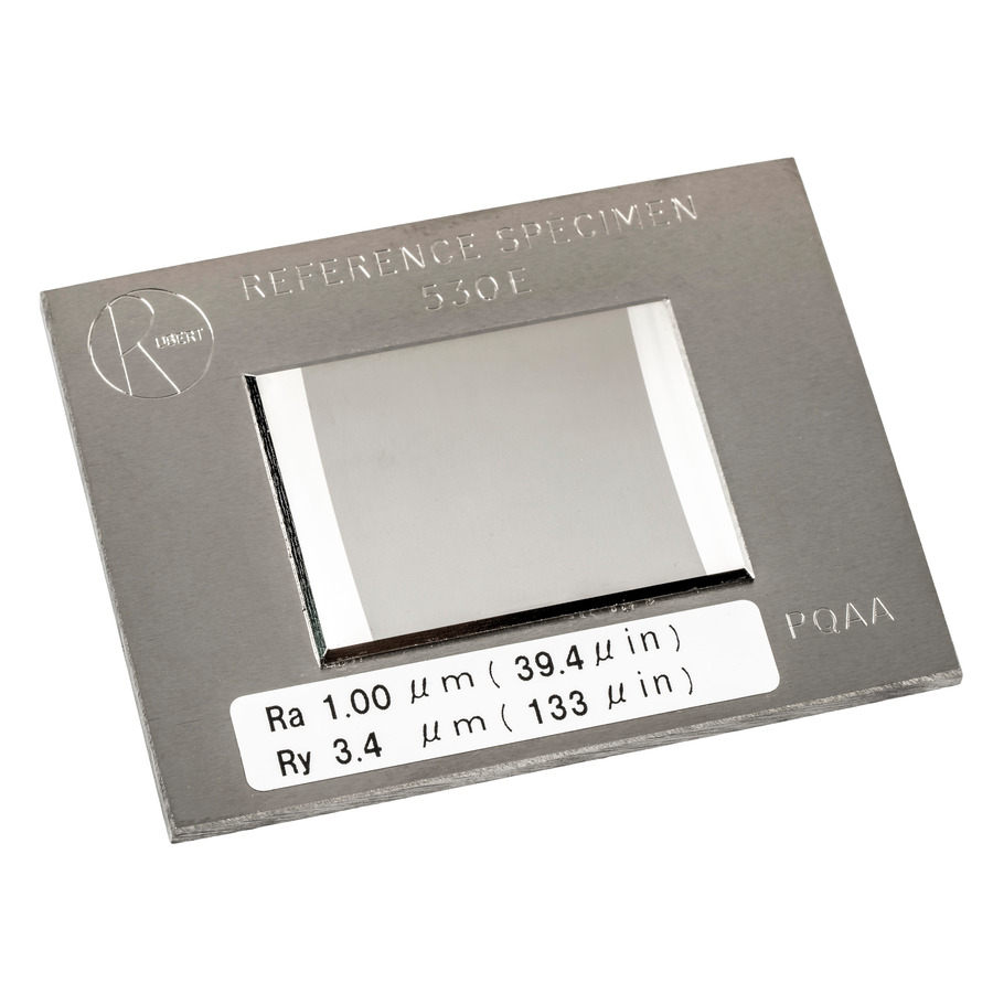 Mitutoyo 178606 Roughness Specimen, Inch/Metric, Ra 39.5U"/1.0Um, For