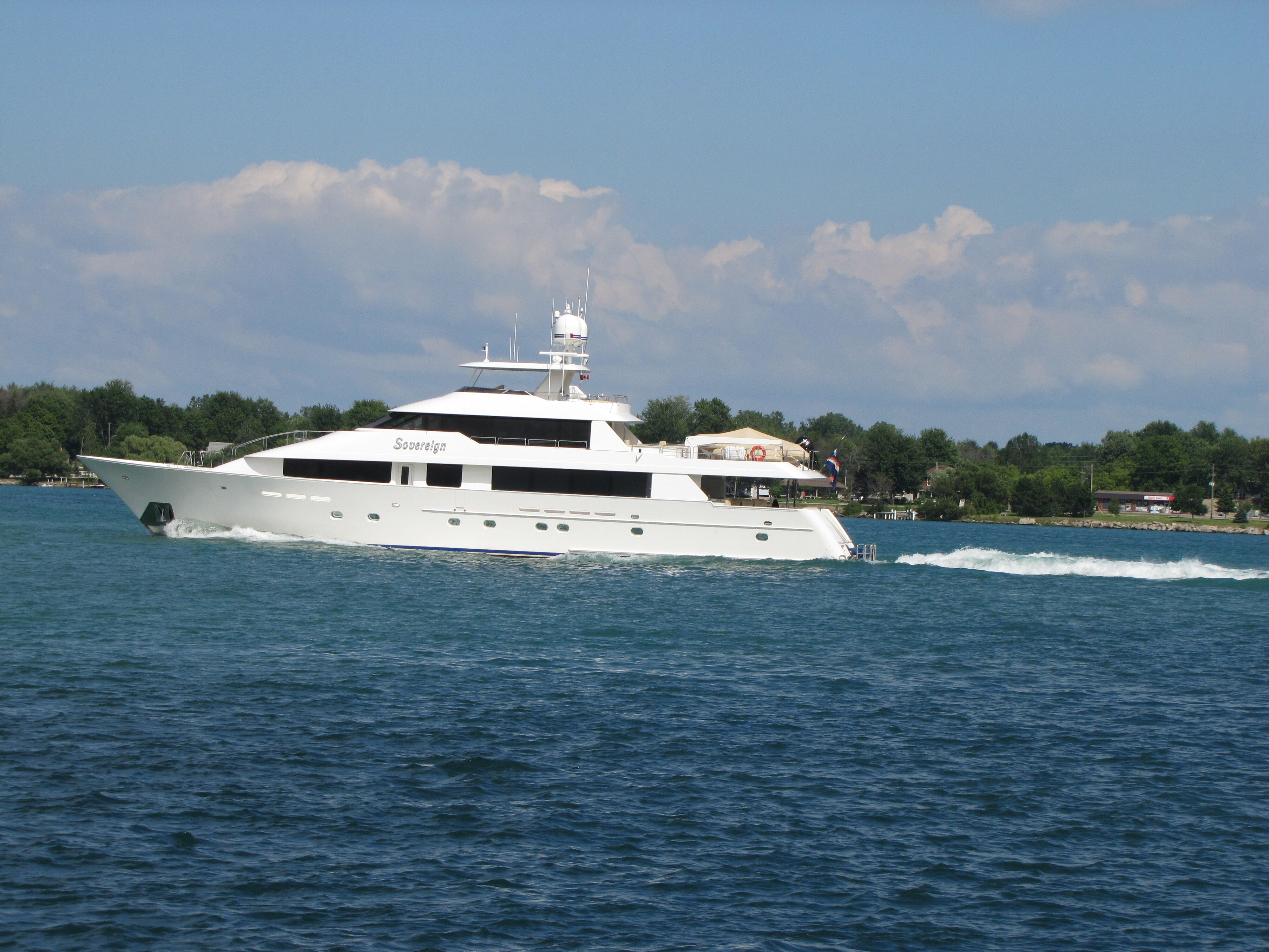 Sovereign Superyacht Specifications Luxury Motor Yacht
