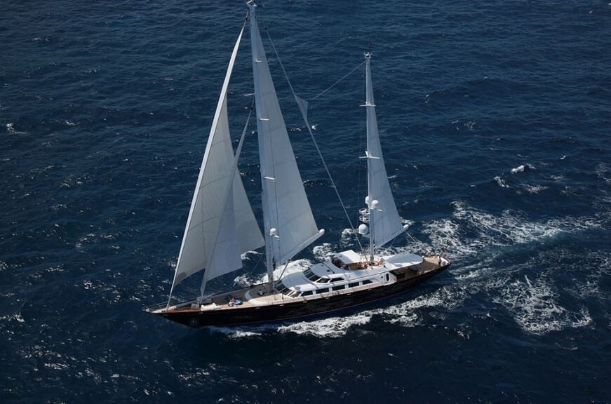 47.0m The Aquarius Superyacht Luxury Sail Yacht