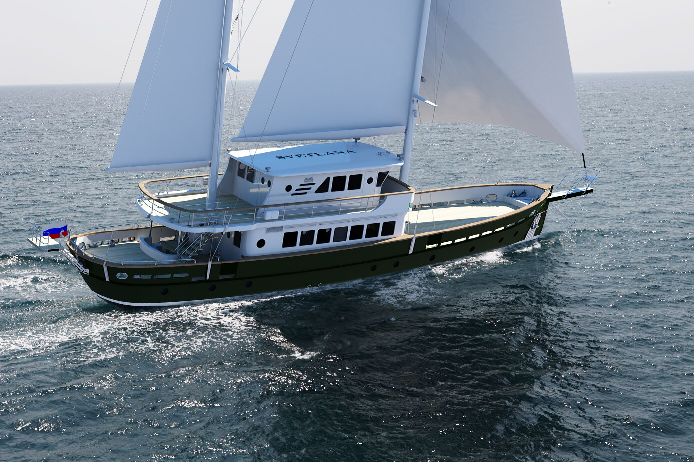 27.2m Ice Class Explorer Superyacht Luxury Sail Yacht