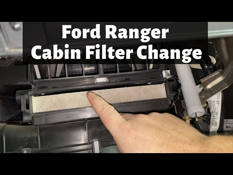 Where is the oil filter located in the Ford Ranger pick-up? (With video)