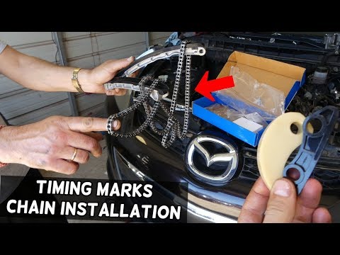 How and when to replace the timing chain of the Mazda CX-7 2.3 (With video)