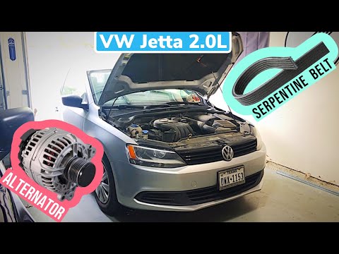 How do you replace the alternator of the Volkswagen Jetta? (With video)