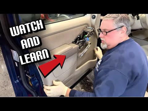 How to remove the door panel of a Ford Explorer (With video)