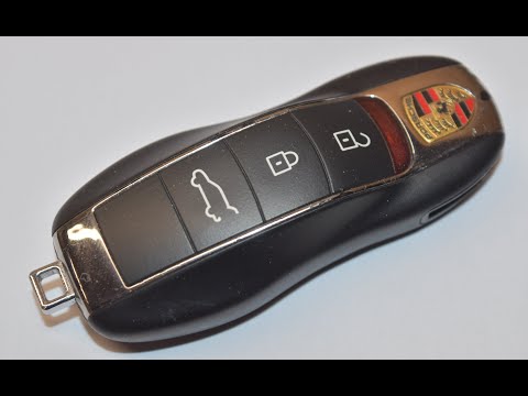 How to replace the battery in the key of the Porsche Cayenne (With video)
