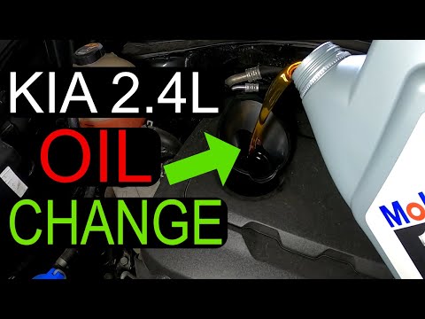 How to change the oil and filter on a Kia Sportage (With video)