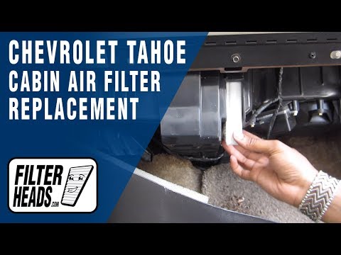 How to Replace the Cabin Air Filter on a Chevrolet Tahoe (With video)
