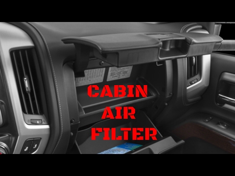 How to replace the cabin filter in the GMC Sierra? (With video)
