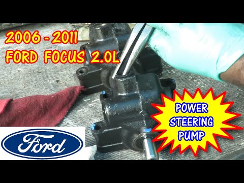 How to replace the power steering pump of the Ford Focus (With video)