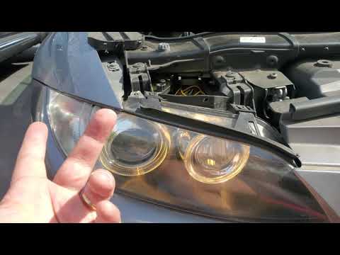 Removal and replacement of the BMW 3 Series headlight assembly (With video)