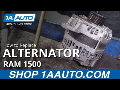 How to Remove the Alternator from the RAM 1500 V8 (With video)