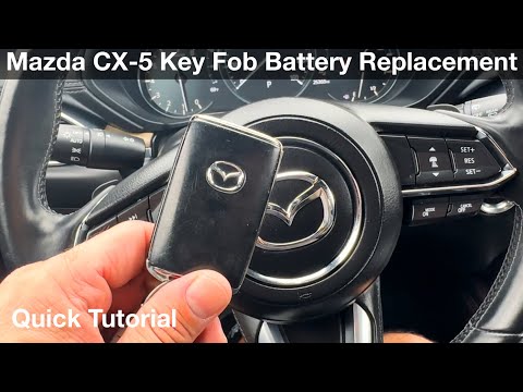 Battery replacement for the Mazda CX-5 (With video)