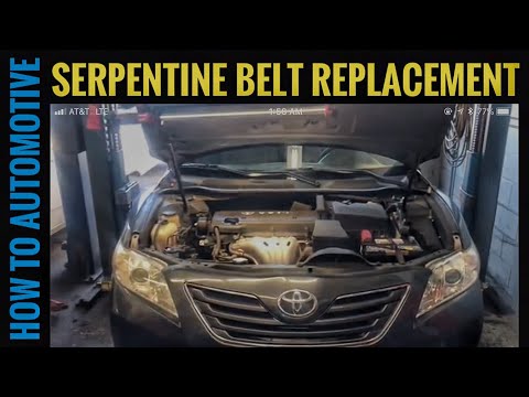 How to Replace the Serpentine Belt on a Toyota Camry 2.4L (With video)