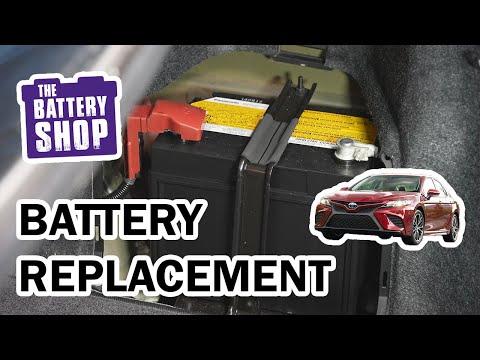 Where is the 12V battery located in the Toyota Camry Hybrid? (With video)