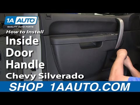 How to replace the external handle of the front door of the Chevrolet
