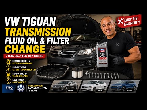 How to Change the Automatic Transmission Fluid on the Volkswagen Tiguan