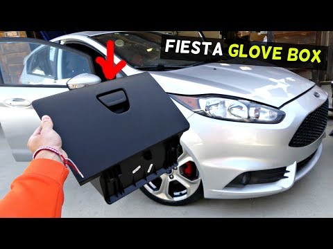 How to remove the passenger glove box drawer of the Ford Fiesta (With