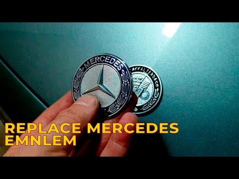 How to replace the emblem of a Mercedes vehicle (With video)