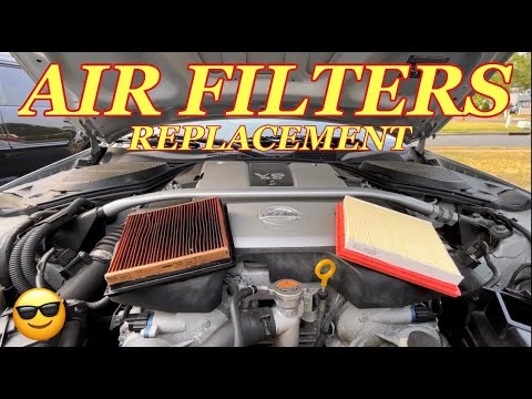 How to replace the air filter of the Nissan 350Z (with video)
