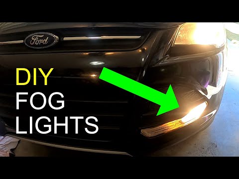 How do you change the bulb of the fog lights in the Ford Kuga? (With video)