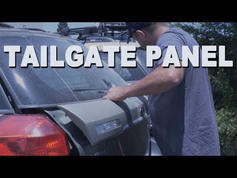 Removing the Rear Tailgate Panel on Subaru Outback (With video)