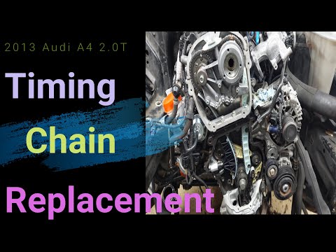 How to replace the timing chain of the Audi A4 2.0 TFSI (With video)