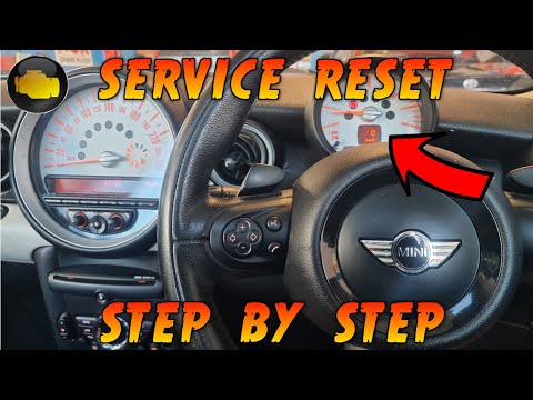 How to reset the service light in the Mini Cooper S? (With video)
