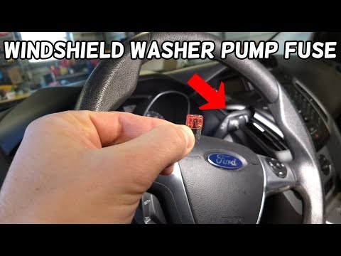 How to remove the pump and washer reservoir of a Ford Focus (with video)