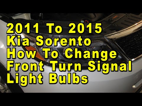 How to replace the headlight bulb of the Kia Sorento (With video)