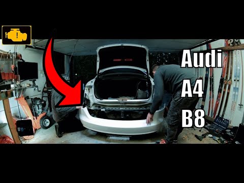 Comment démonter le pare-chocs arrière de l'Audi A4 ? - Audi A4 (B8)