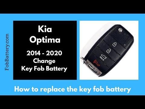Как заменить батарею в ключе KIA Optima? (С видео)