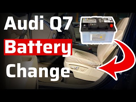 Where is the battery located in the Audi Q7? (With video)