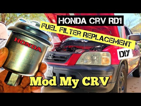 How do you replace the fuel filter of the Honda CR-V? (With video)