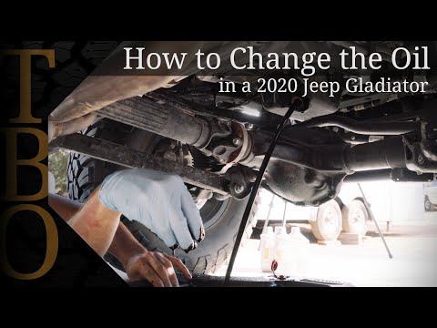 How to Change the Engine Oil and Oil Filter on a Jeep Gladiator (With