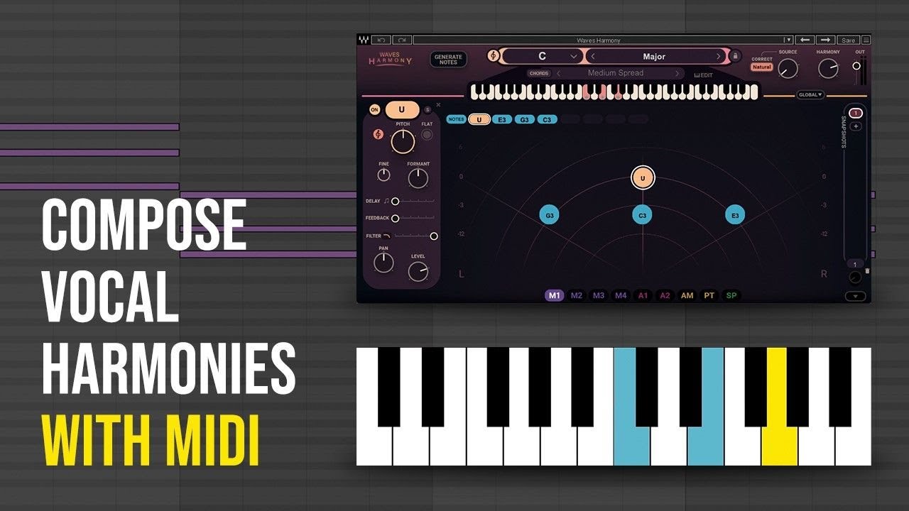How to Compose Vocal Harmonies using MIDI Waves