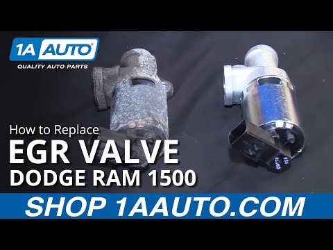 How to Replace the EGR Valve on a Dodge RAM 1500? (With video)