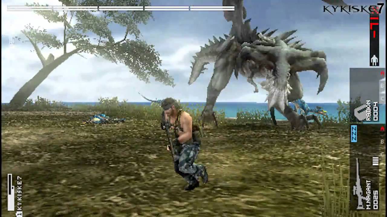 Metal Gear Solid Peace Walker Extra Ops 125 Hunting Quest Gear