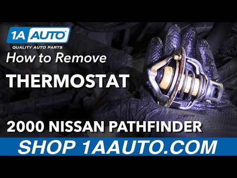 Thermostat Replacement on Nissan Pathfinder (With video)