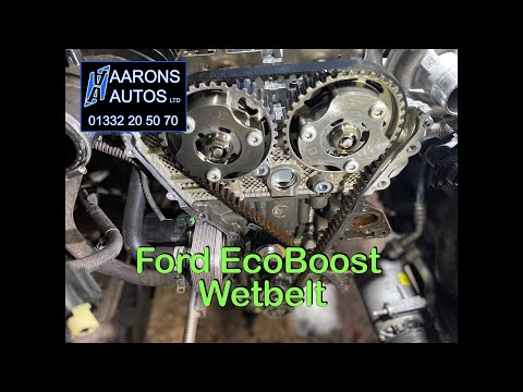 How do you replace the timing belt of Ford with 1.0 EcoBoost engine