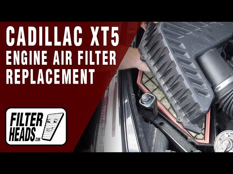 How to replace the cabin air filter on Cadillac XT5 (With video)