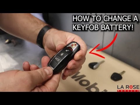 How to replace the battery of the Porsche Macan key. (With video)