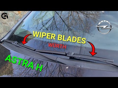 How to replace the windshield wiper of the Opel Astra H - Vauxhall