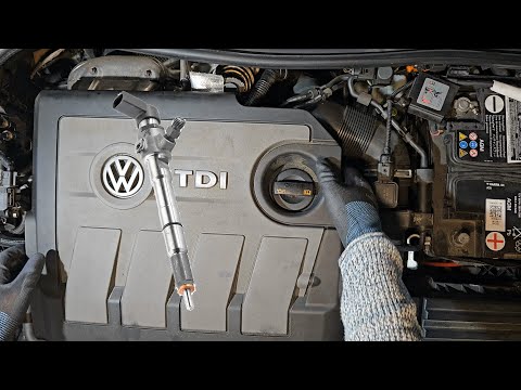 Hoe de injectoren van de VW Golf 6 te vervangen. (Met video)