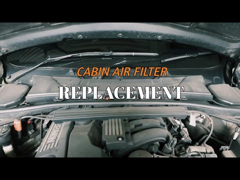 Replacement of the cabin air filter of the BMW X1 (With video)