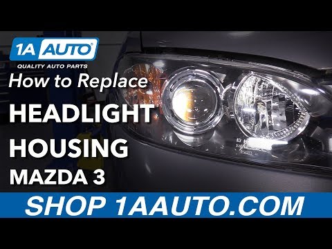 Removal and Replacement of Front Headlamps on Mazda 3 (With video)
