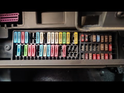Diagram and layout of the internal fuses of the Seat Ibiza. (With video)
