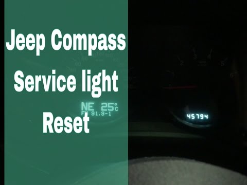 How to reset the Jeep Compass service light - Jeep Compass (MK 1, MK 49)
