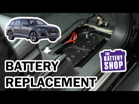 Where is the battery located in the Audi Q7? (With video)