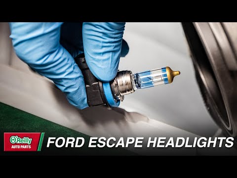 How to replace the headlight bulb of the Ford Escape (With video)